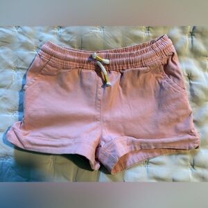Boden Light Pink Elastic Waist Drawstring Shorts